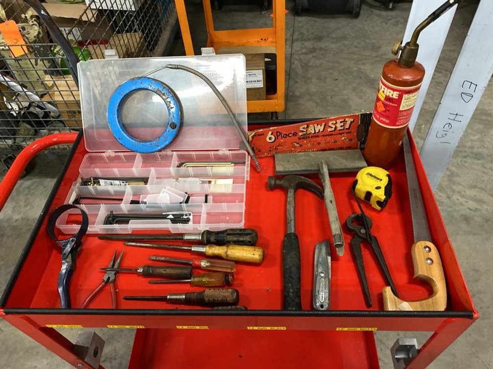 Lot 83A: Assortment of Hand Tools and Shop Accessories