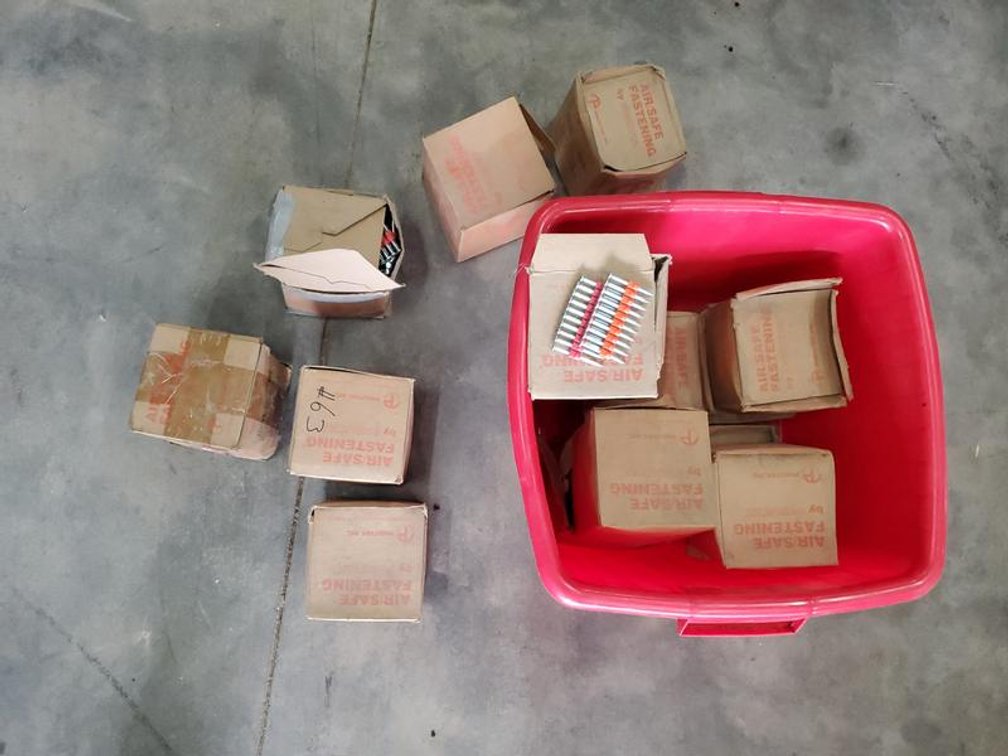 Lot 118: Pneutek Air/Safe Fastening Collated Nailer Fasteners Box Lot