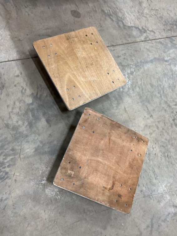 Lot 161A: Pair of 18in Square Furniture Moving Dollies