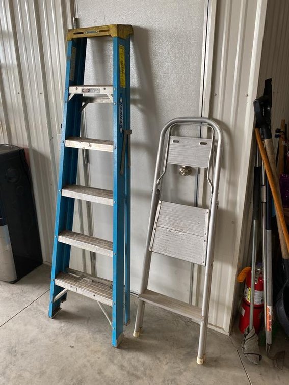 Lot 165A: Group of 2 Step Ladders