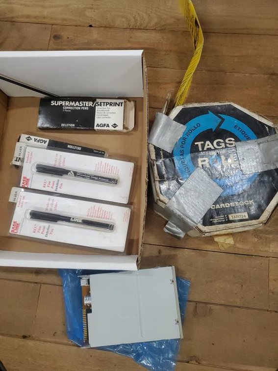 Lot 13: Assortment of Commercial Printing and Industrial Supplies