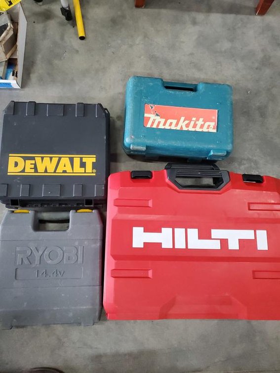 Lot 32: Assortment of Power Tool Carry Cases