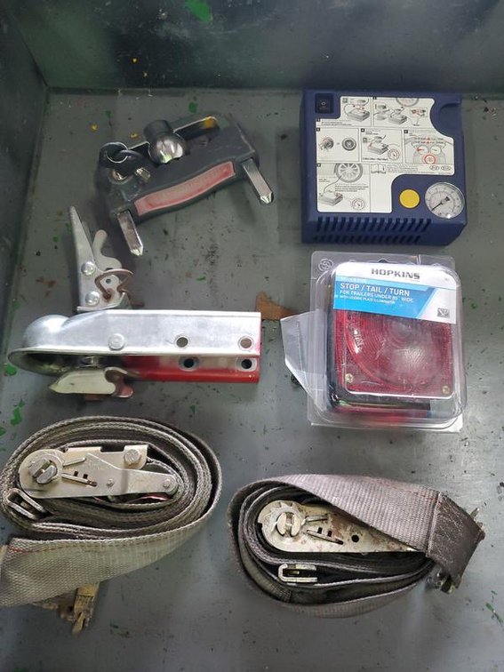 Lot 37: Assortment of Trailer and Automotive Accessories