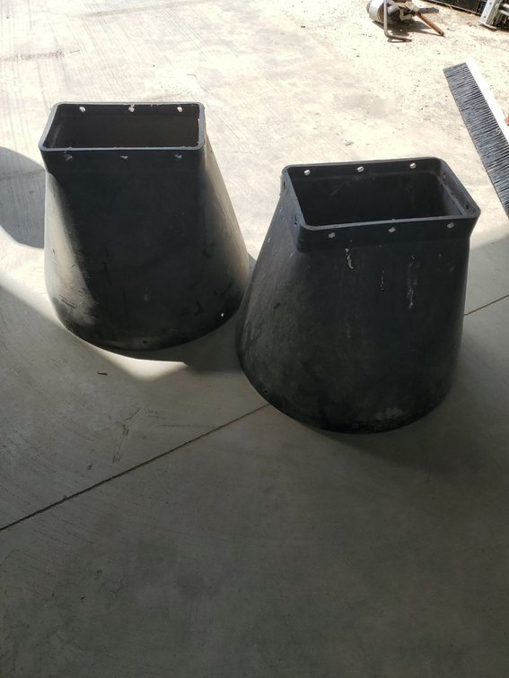 Lot 114: Black Poly Feed Bin Boots