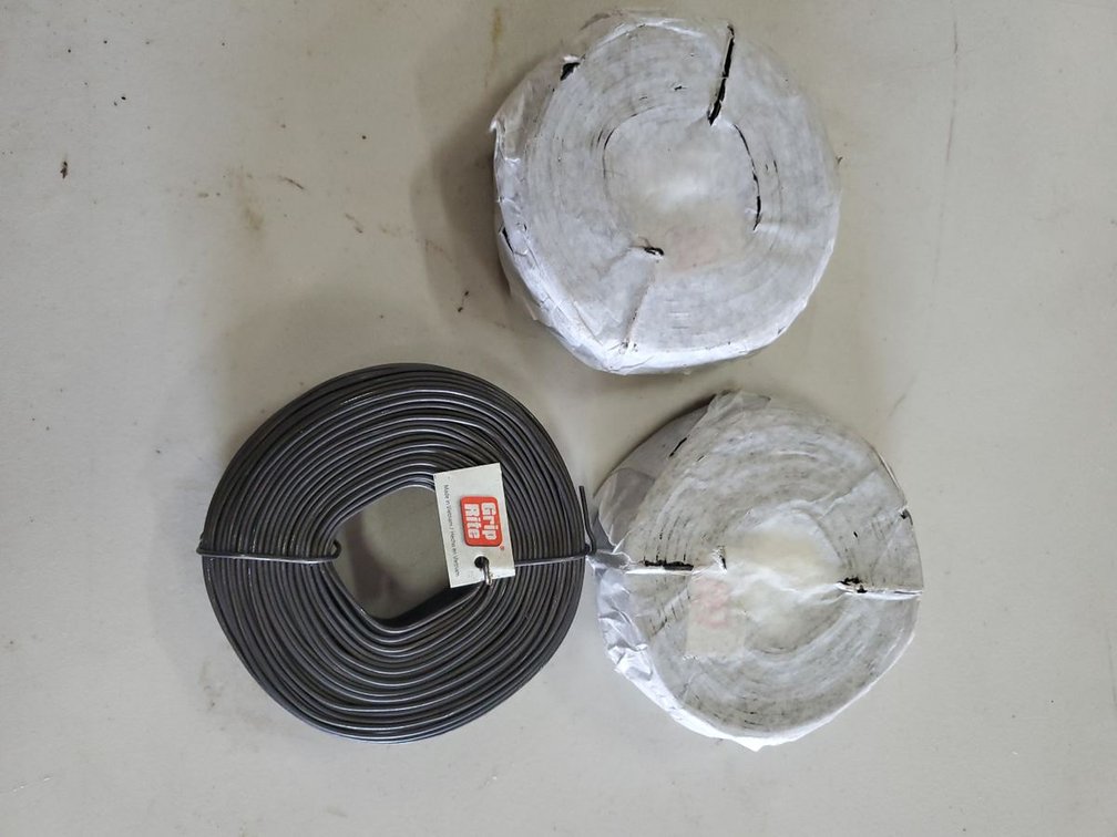 Lot 93: Grip-Rite Tie Wire Coil Lot TW16372I Gray Steel Construction Wire