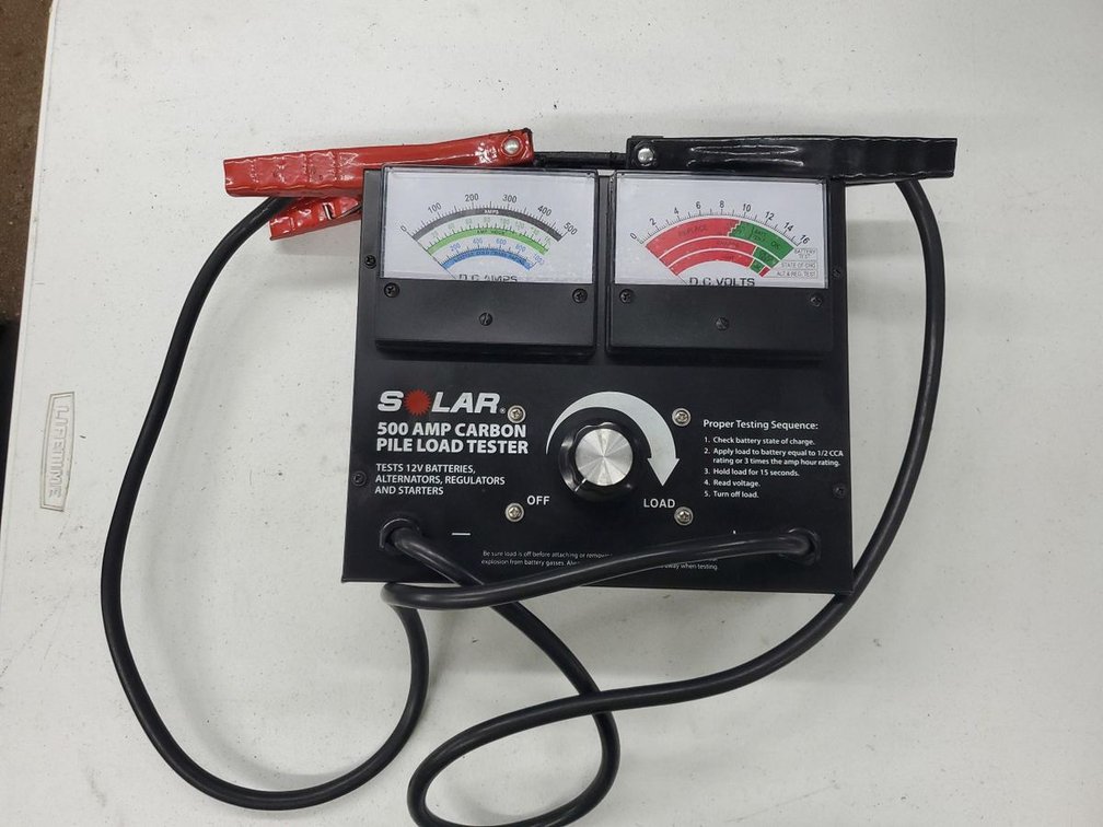 Lot 70: Solar Battery Load Tester & Assorted Hand Rivet Tools Rivets Lot