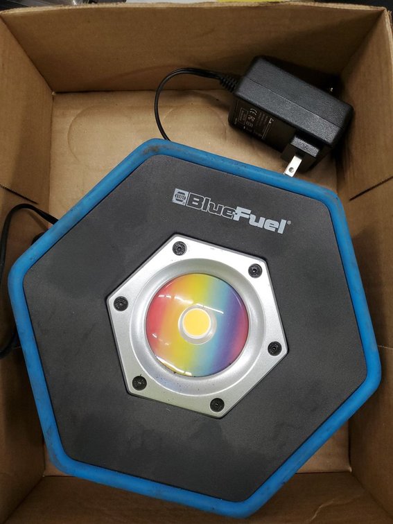 Lot 74: NAPA BlueFuel 85-918 20W COB LED Rechargeable Floodlight w Charger