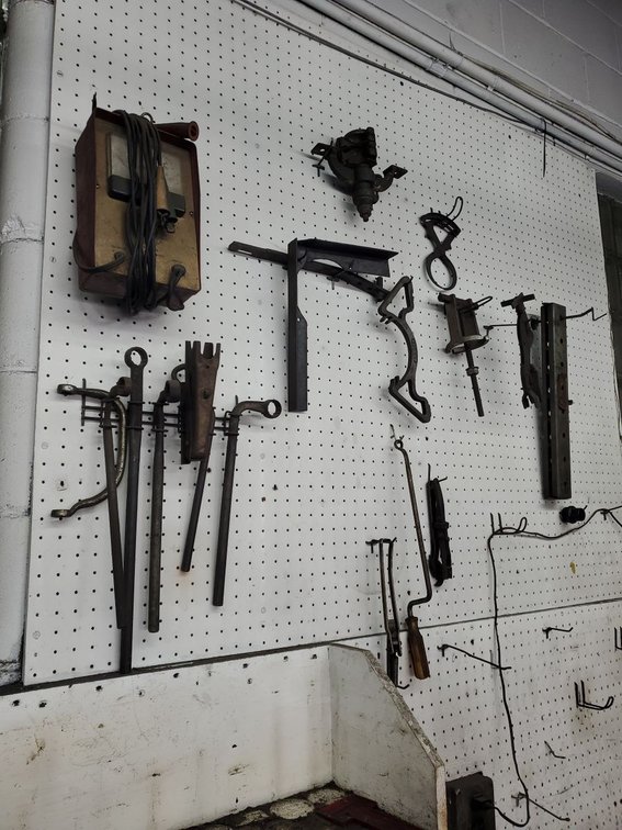 Lot 109W: Assorted Vintage Farm Shop Tools Pullers Clamps Tester Mixed Lot