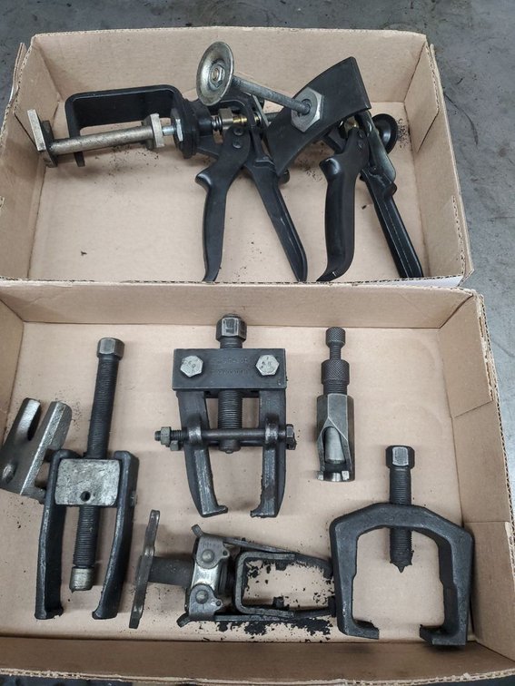Lot 109: Assorted Automotive Puller Separator Service Tools Ball Joint Pitman Arm