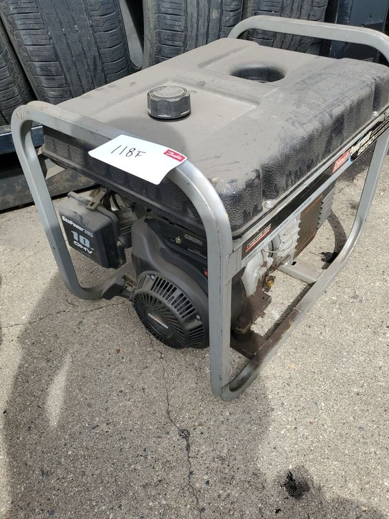 Lot 118F: Coleman Powermate Premium Plus 6250 Portable Generator 10HP OHV