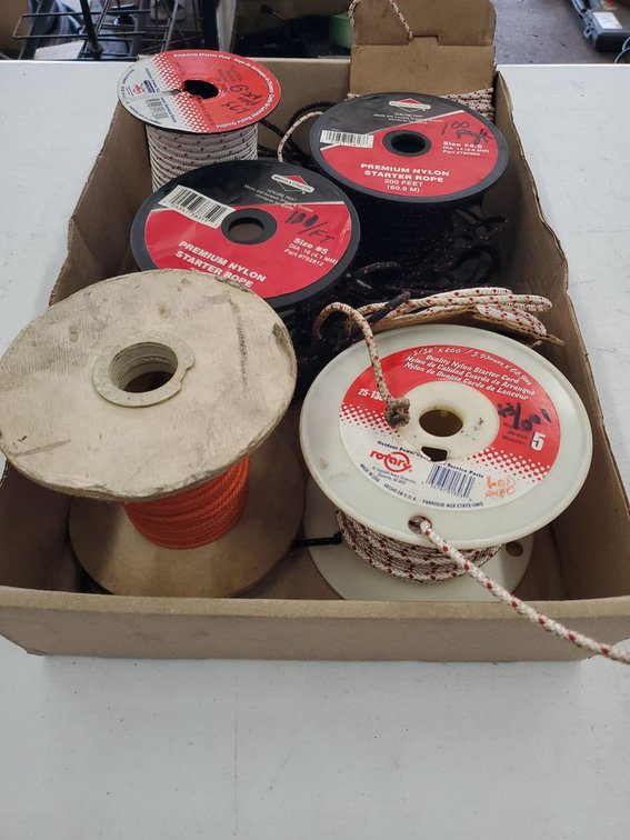 Lot 139: Assorted Small Engine Starter Rope Spools Briggs & Stratton Rotary