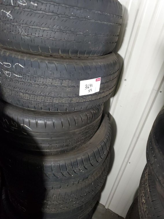 Lot 364L: Lot of Assorted 17 Inch Used Tires Mixed Brands Local Pickup