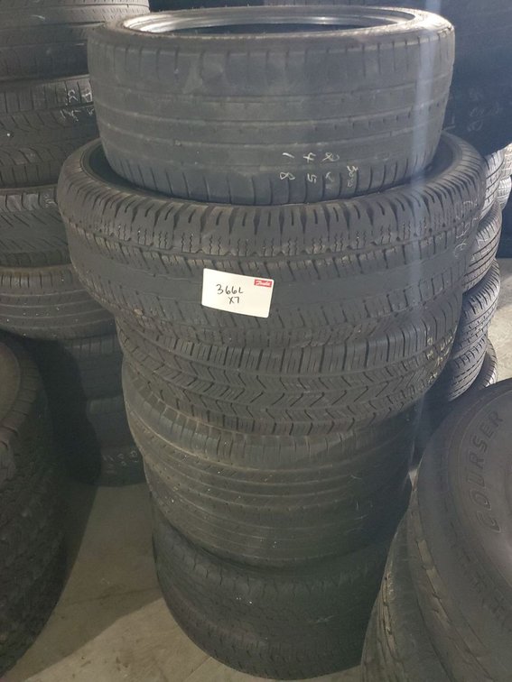 Lot 366L: Lot of Assorted Used Vehicle Tires Mixed Sizes 18 Inch and Larger
