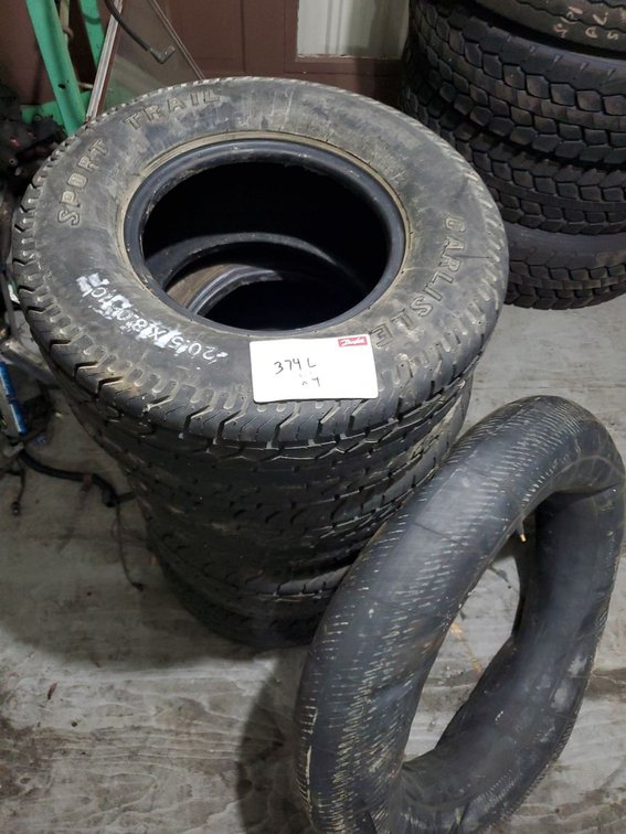 Lot 374L: Used Tires (check out in person)