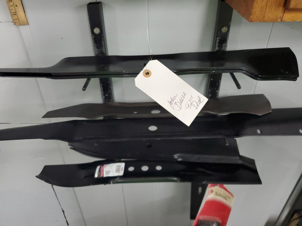 Lot 166: New Mower blades