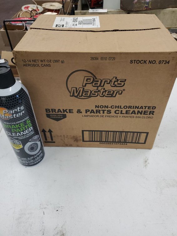 Lot 183: Parts Master Brake & Parts Cleaner Non-Chlorinated 14 Oz Cans
