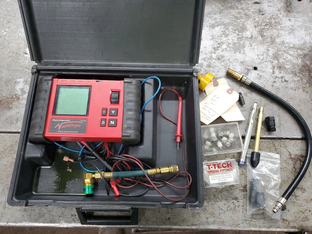 Lot 55A: Snap-on Vantage MT2400 Graphing Meter 4-Piece Parts Lot As-Is