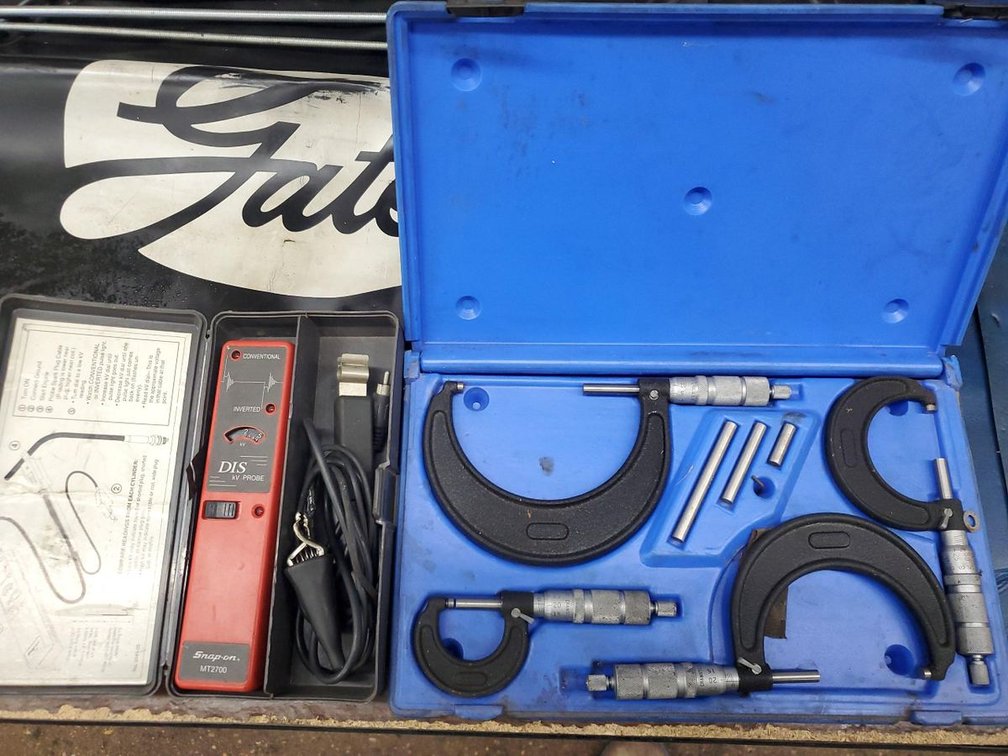 Lot 53A: Snap-on MT2700 DIS kV Probe & Central KD Micrometer Tool Lot