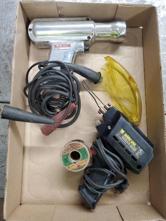 Lot 64A: BK Service Products 6/12V Soldering Gun & Electric Solder Tool Lot