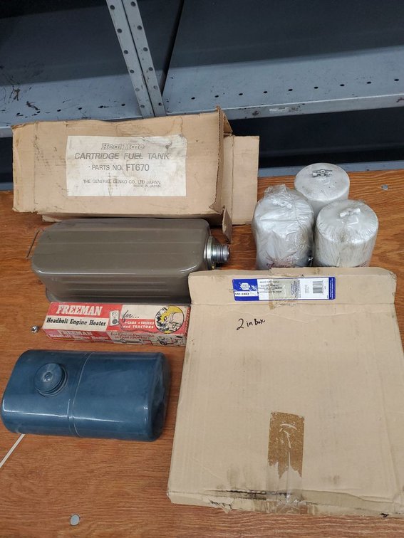 Lot 210: Fuel tank filters and misc Parts
