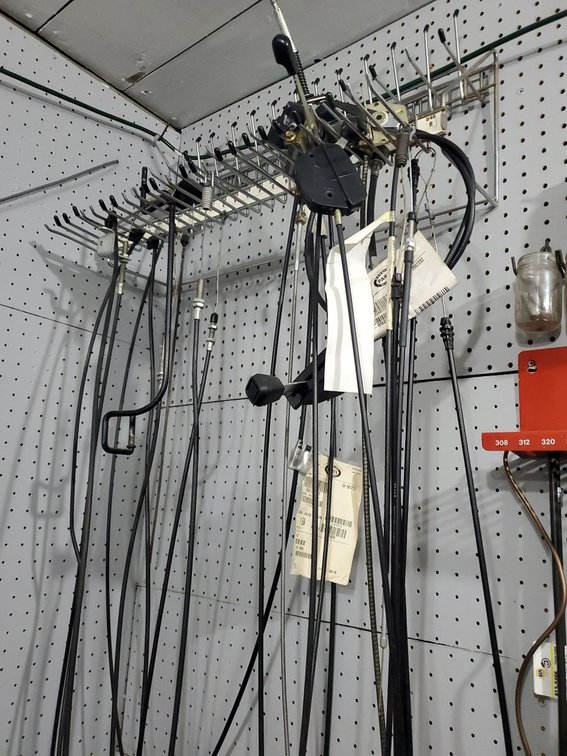 Lot 209: Assorted Small Engine Control Cables Parts Mixed Lot