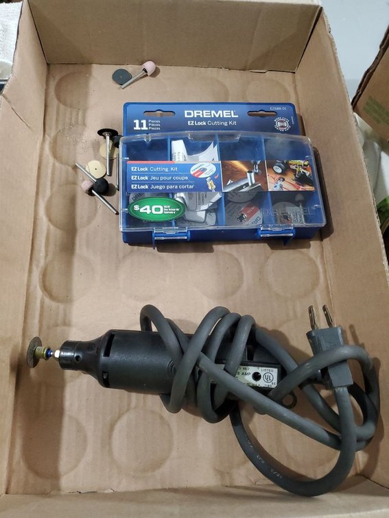 Lot 216A: Dremel with accessories