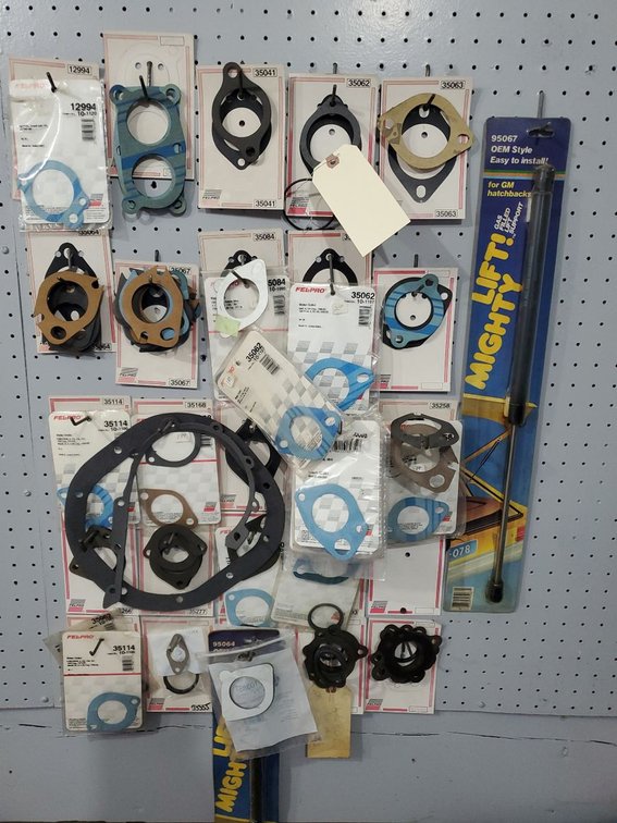 Lot 229: NOS Auto Parts Lot Stant Thermostats Fel-Pro Gaskets Antennas