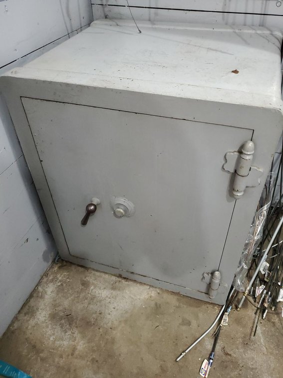 Lot 231: Antique Cary Safe Co Buffalo NY Fire Safe w Interior Lock Box