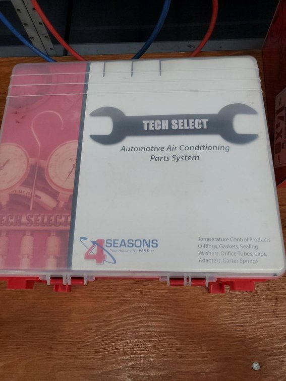 Lot 233: 4 Seasons Tech Select Automotive A/C Parts Kit Set w/ 4 Trays Rack