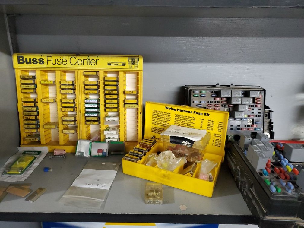 Lot 241: Bussmann Automotive Fuse Assortment w/ Fuse Center & Fuse Blocks