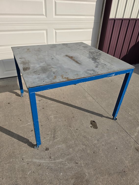 1/2 Steel Top HD welding table