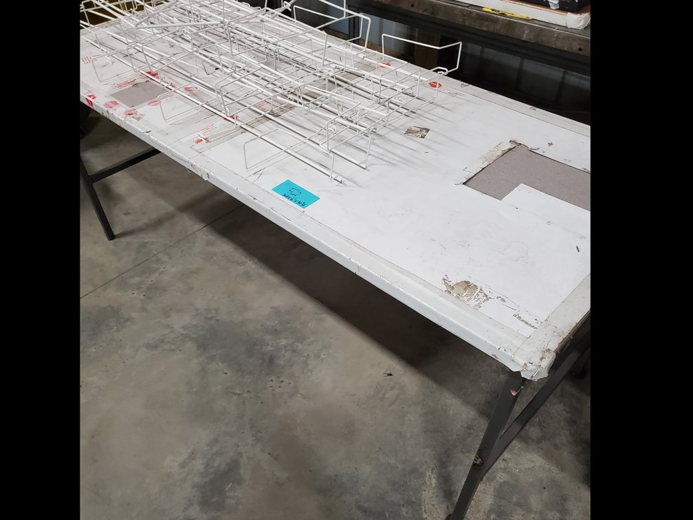 Lot 52: Table with card holders