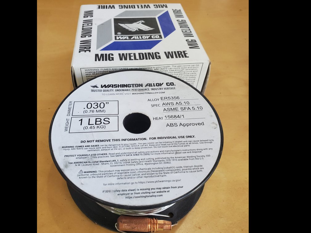 Lot 6: Spool gun aluminum wire .030