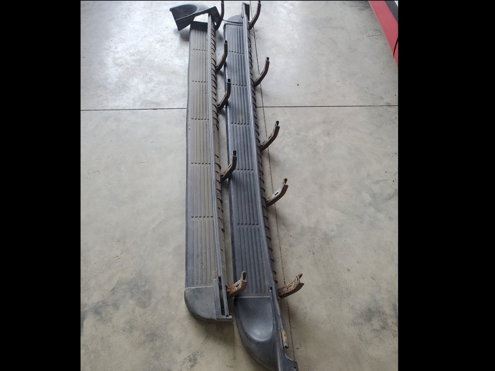Lot 114: Running boards/ bike rack