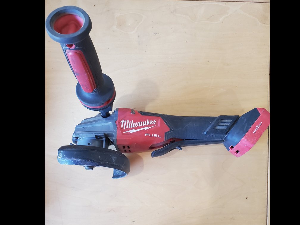 Lot 100: Milwaukee dual trigger grinder