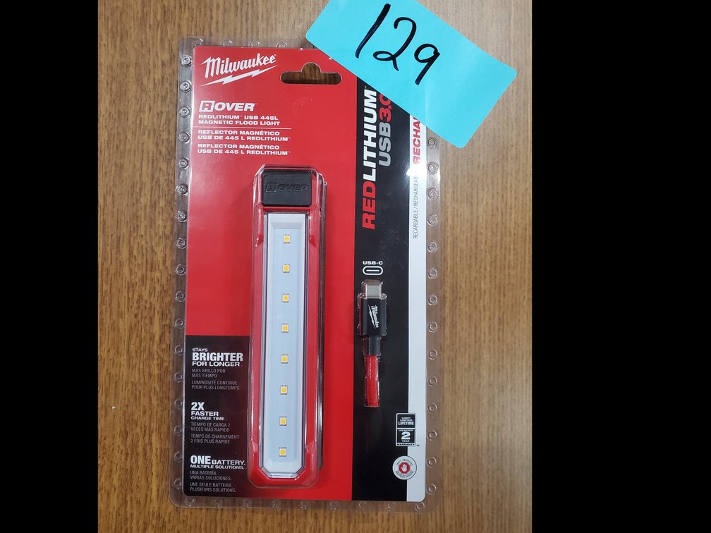 Lot 129: Milwaukee Rover Led light