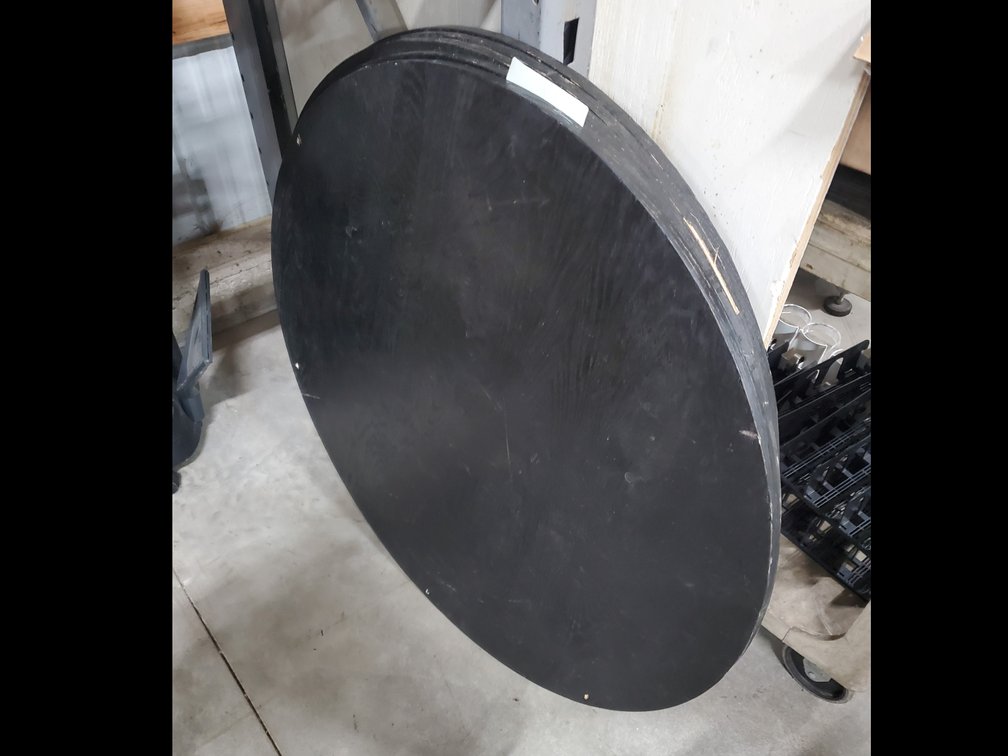 Lot 126: Round table tops 