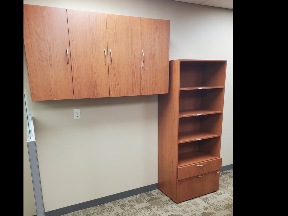 Lot 15: Office Cabinets/Storage Shelves