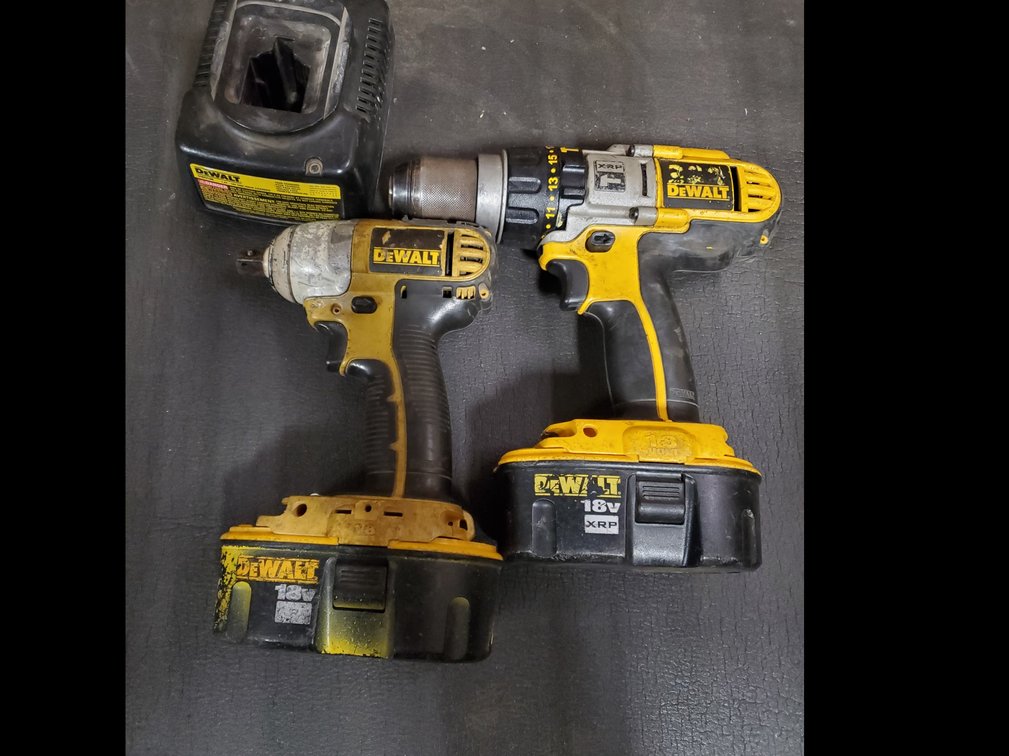 Lot 98: DeWALT drill and impact