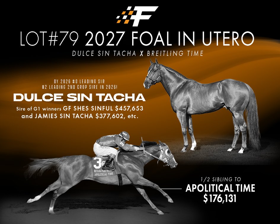 '27 embryo, Dulce Sin Tacha SI 101 x Breitling Time SI 94, Fishers Dash - LTE $28,816, PE $390,803