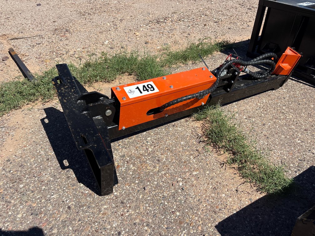Mini Skidsteer Log Splitter
