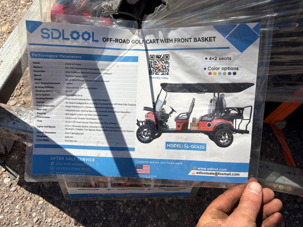GC42S Golf Cart - 6 Passenger