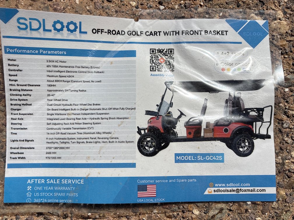 GC42S Golf Cart - 6 Passenger