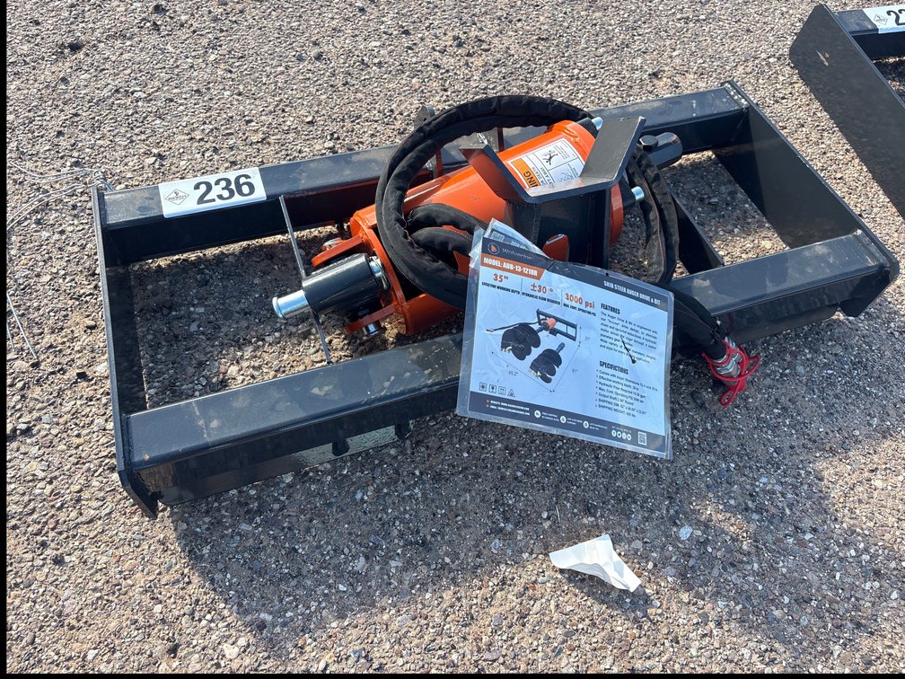 Skidsteer Auger Drive & Bits