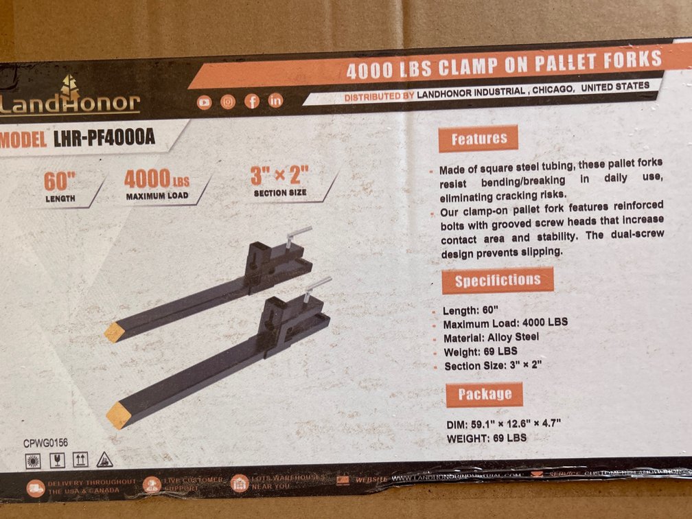 Clamp On Pallet Forks