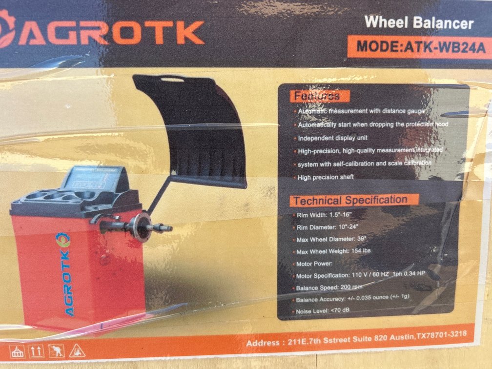 Agrotk Wheel Balancing Machine