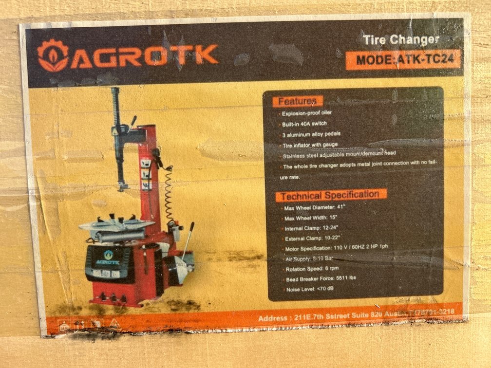 Agrotk Tire Machine