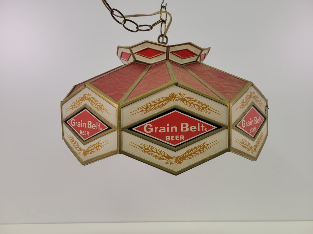 1974 Grain Belt Beer Hanging Plastic Light