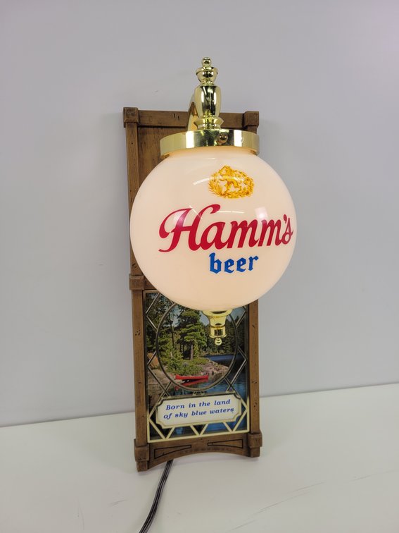 Vintage Hamm's Beer Lighted Beer Sign