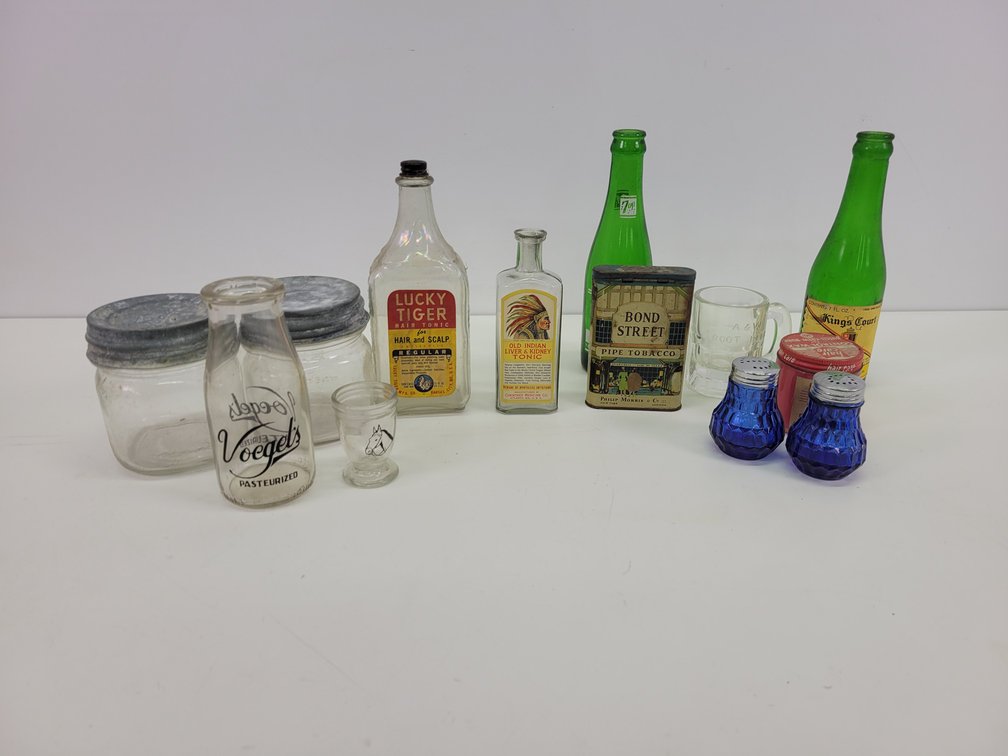 Indian Tonic Paper Label Bottle and More